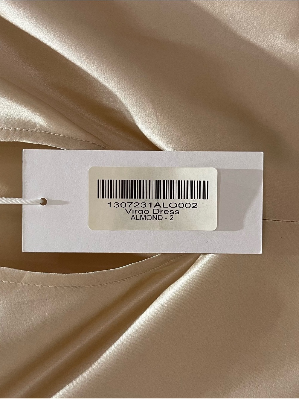 Reformation Virgo Silk Dress in Almond Size 2 - Picture 5 of 5